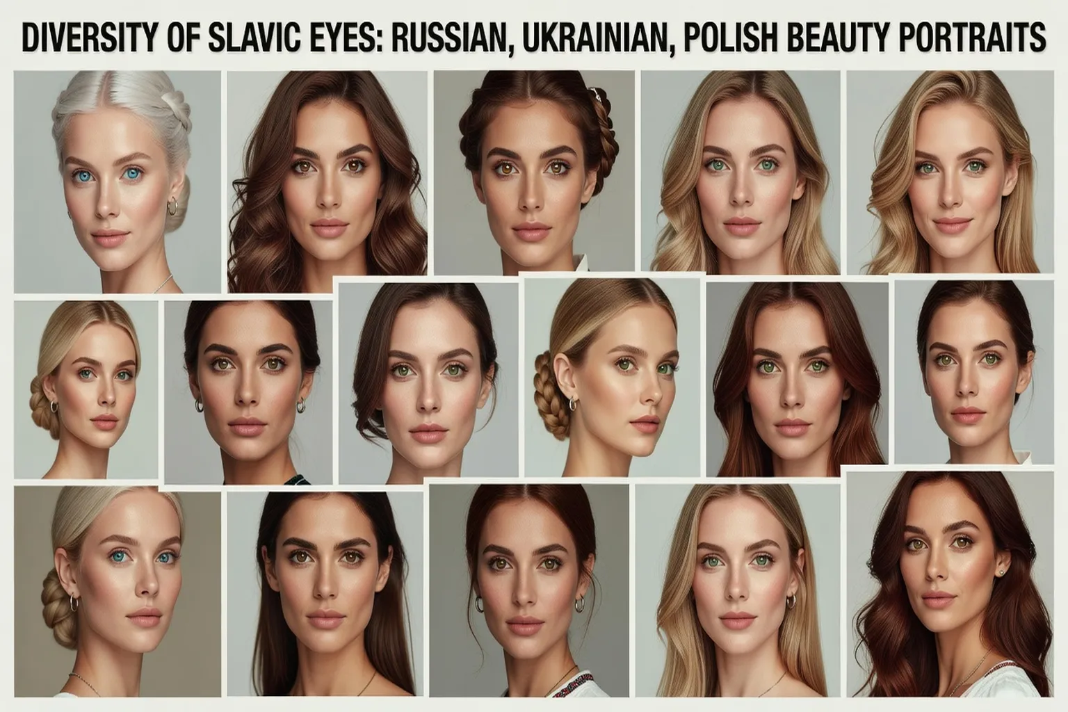 Diversité des regards slaves : femmes russes, ukrainiennes et polonaises