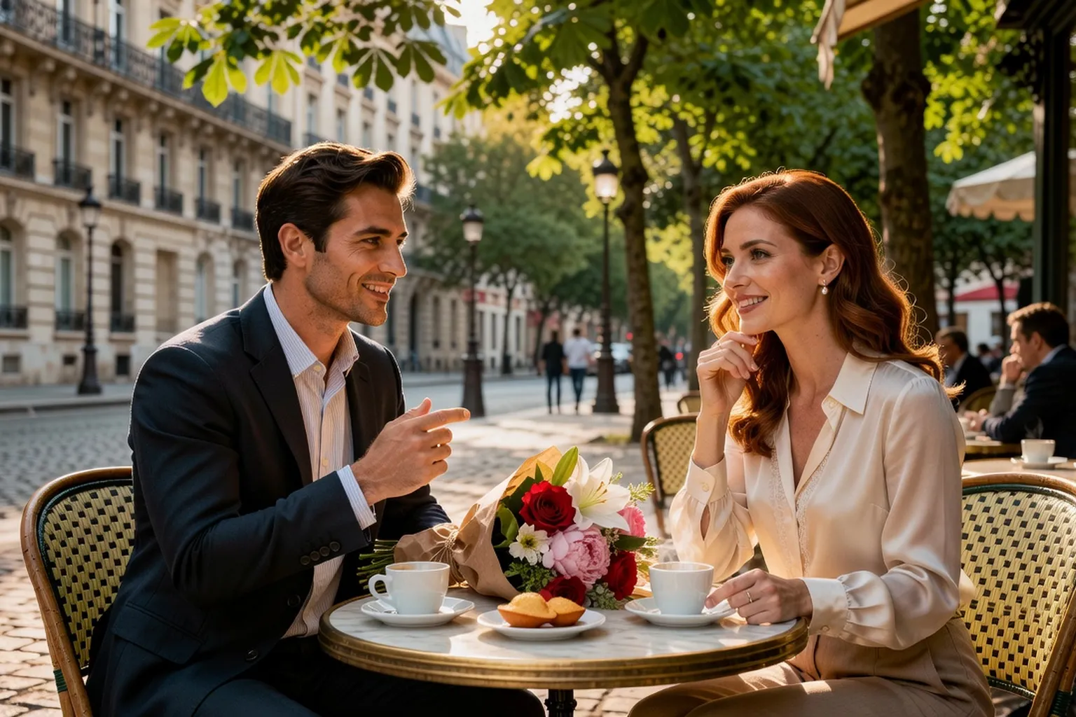 Premier rendez-vous franco-slave dans un restaurant chic parisien