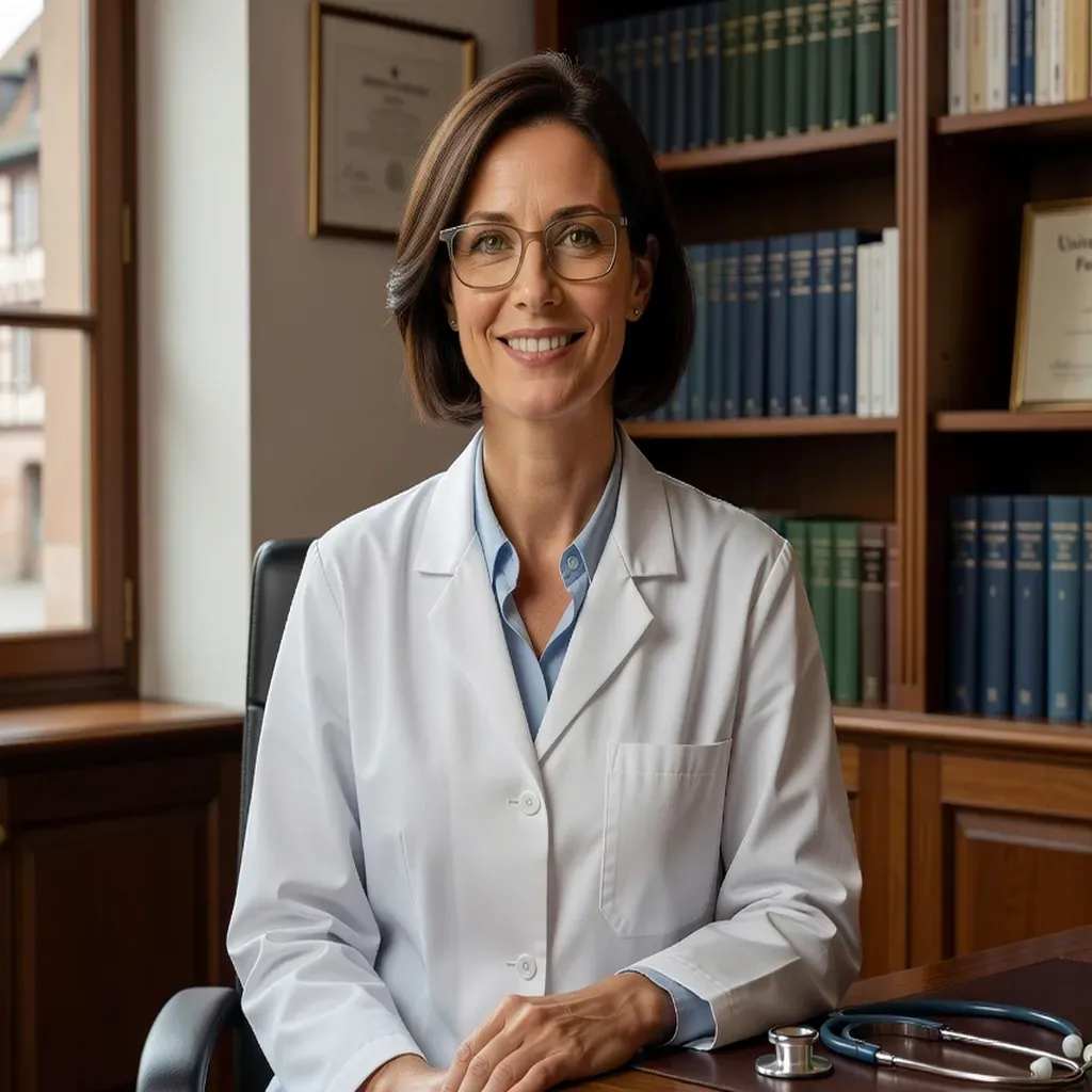 Portrait du Dr. Nathalie Moulin, ophtalmologue