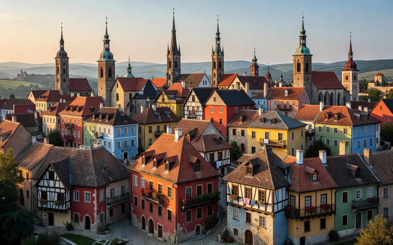 Carte ethnographique des peuples slaves d'Europe montrant les trois grands groupes linguistiques et leurs territoires historiques